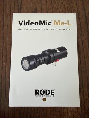 RØDE VideoMic Me-L Directional Microphone - Black